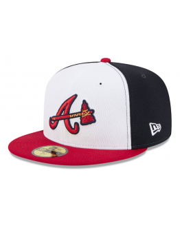 Men's Atlanta Braves New Era Navy/Red 2025 MLB Clubhouse 59FIFTY Fitted Hat