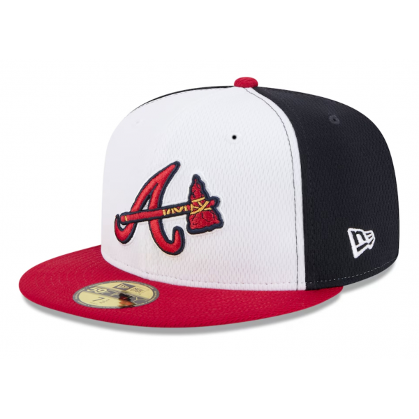 Men's Atlanta Braves New Era Navy/Red 2025 MLB Clubhouse 59FIFTY Fitted Hat