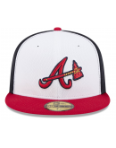 Men's Atlanta Braves New Era Navy/Red 2025 MLB Clubhouse 59FIFTY Fitted Hat