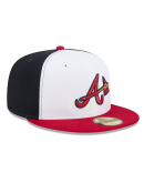 Men's Atlanta Braves New Era Navy/Red 2025 MLB Clubhouse 59FIFTY Fitted Hat