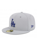 Men's Los Angeles Dodgers New Era Gray 2025 MLB Clubhouse 59FIFTY Fitted Hat