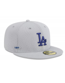 Men's Los Angeles Dodgers New Era Gray 2025 MLB Clubhouse 59FIFTY Fitted Hat