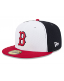 Men's Boston Red Sox New Era Navy/Red 2025 MLB Clubhouse 59FIFTY Fitted Hat