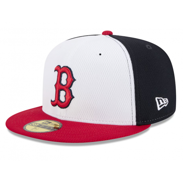 Men's Boston Red Sox New Era Navy/Red 2025 MLB Clubhouse 59FIFTY Fitted Hat