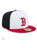 Men's Boston Red Sox New Era Navy/Red 2025 MLB Clubhouse 59FIFTY Fitted Hat