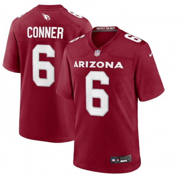 Men's Arizona Cardinals James Conner Nike Cardinal Home Game Jersey