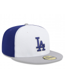 Men's Los Angeles Dodgers New Era Royal/Gray 2025 MLB Clubhouse 59FIFTY Fitted Hat