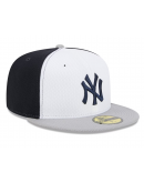 Men's New York Yankees New Era Navy/Gray 2025 MLB Clubhouse 59FIFTY Fitted Hat