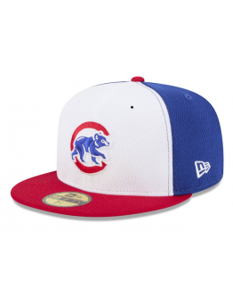 Men's Chicago Cubs New Era Royal/Red 2025 MLB Clubhouse 59FIFTY Fitted Hat