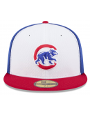 Men's Chicago Cubs New Era Royal/Red 2025 MLB Clubhouse 59FIFTY Fitted Hat