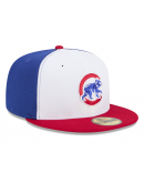 Men's Chicago Cubs New Era Royal/Red 2025 MLB Clubhouse 59FIFTY Fitted Hat