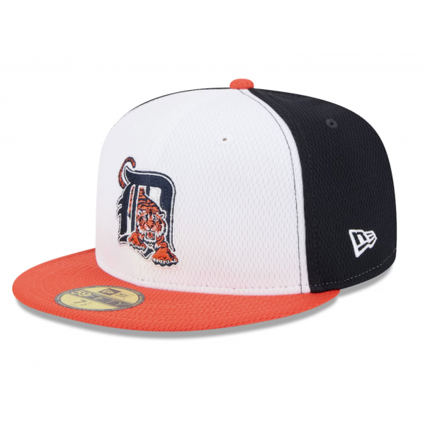 Men's Detroit Tigers New Era Navy/Orange 2025 MLB Clubhouse 59FIFTY Fitted Hat