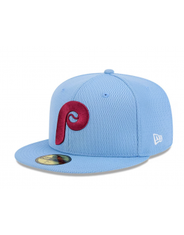 Men's Philadelphia Phillies New Era Light Blue 2025 MLB Clubhouse 59FIFTY Fitted Hat