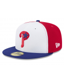 Men's Philadelphia Phillies New Era Red/Royal 2025 MLB Clubhouse 59FIFTY Fitted Hat