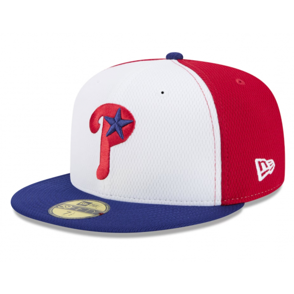 Men's Philadelphia Phillies New Era Red/Royal 2025 MLB Clubhouse 59FIFTY Fitted Hat