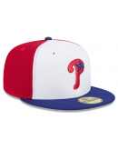 Men's Philadelphia Phillies New Era Red/Royal 2025 MLB Clubhouse 59FIFTY Fitted Hat