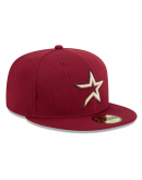 Men's Houston Astros New Era Red 2025 MLB Clubhouse 59FIFTY Fitted Hat