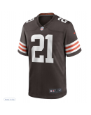 Men's Cleveland Browns Denzel Ward Nike Brown Game Jersey