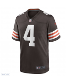 Men's Cleveland Browns Deshaun Watson Nike Brown Game Jersey