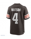 Men's Cleveland Browns Deshaun Watson Nike Brown Game Jersey