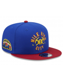 Men's Denver Nuggets New Era Blue/Red Jersey Hook Statement Edition 9FIFTY Snapback Hat