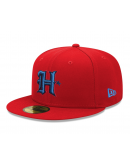 Men's Houston Texans New Era Red Omaha 59FIFTY Fitted Hat