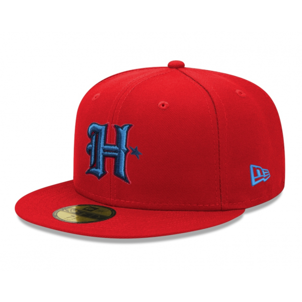 Men's Houston Texans New Era Red Omaha 59FIFTY Fitted Hat