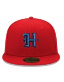 Men's Houston Texans New Era Red Omaha 59FIFTY Fitted Hat