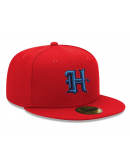 Men's Houston Texans New Era Red Omaha 59FIFTY Fitted Hat