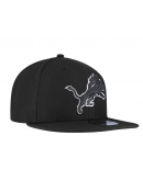 Men's Detroit Lions New Era Black B-Dub 9FIFTY Adjustable Hat