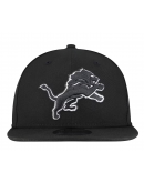 Men's Detroit Lions New Era Black B-Dub 9FIFTY Adjustable Hat