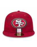 Men's San Francisco 49ers New Era Scarlet 2024 Sideline 59FIFTY Fitted Hat