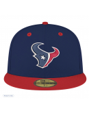 Men's Houston Texans New Era Red/Navy Flipside Two-Tone 59FIFTY Fitted Hat