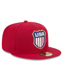 Men's USA New Era Navy 2025 4 Nations Face-Off 59FIFTY Fitted Hat