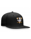 Men's Anaheim Ducks Fanatics Black Team Logo Fitted Hat