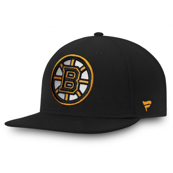 Men's Boston Bruins Fanatics Black Core Fitted Hat