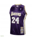 Men's Los Angeles Lakers Kobe Bryant Mitchell & Ness Purple Hall of Fame Class of 2020 #24 Authentic Hardwood Classics Jersey