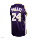 Men's Los Angeles Lakers Kobe Bryant Mitchell & Ness Purple Hall of Fame Class of 2020 #24 Authentic Hardwood Classics Jersey