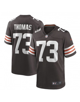 Men's Cleveland Browns Joe Thomas Nike Brown Retired Game Player Jersey