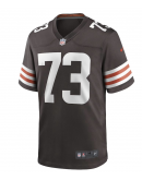 Men's Cleveland Browns Joe Thomas Nike Brown Retired Game Player Jersey