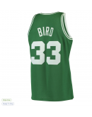 Men's Boston Celtics Larry Bird Mitchell & Ness White Hardwood Classics 1985/86 Swingman Jersey