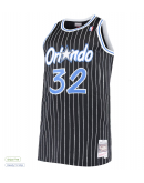 Men's Orlando Magic Shaquille O'Neal Mitchell & Ness Black Big & Tall Hardwood Classics Jersey