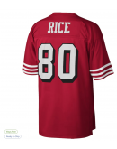 Men's San Francisco 49ers Jerry Rice Mitchell & Ness Scarlet Legacy Replica Jersey