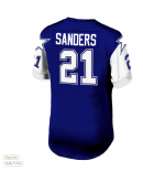 Men's Dallas Cowboys Deion Sanders Mitchell & Ness Navy Legacy Replica Jersey