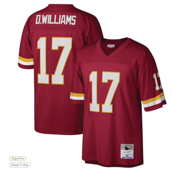 Men's Washington Football Team Doug Williams Mitchell & Ness Burgundy Legacy Replica Jersey