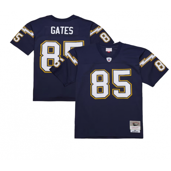 Men's San Diego Chargers Antonio Gates Mitchell & Ness Navy 2006 Legacy Replica Jersey