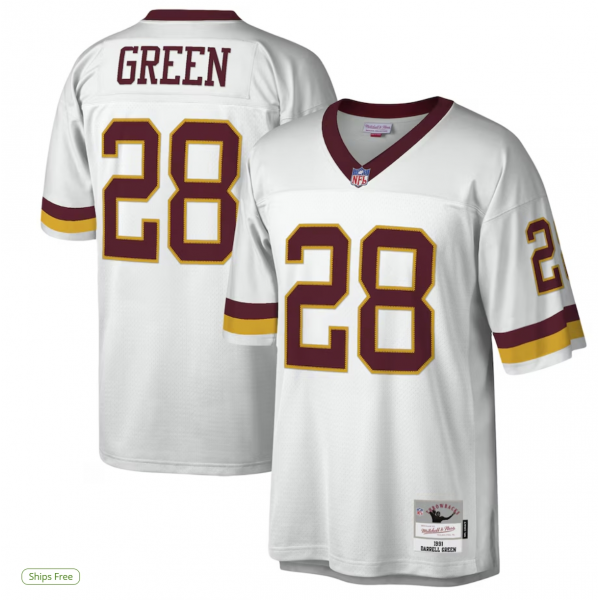 Men's Washington Football Team Darrell Green Mitchell & Ness White Legacy Replica Jersey