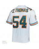 Men's Miami Dolphins Zach Thomas Mitchell & Ness Aqua Legacy Replica Jersey