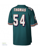 Men's Miami Dolphins Zach Thomas Mitchell & Ness Aqua Legacy Replica Jersey