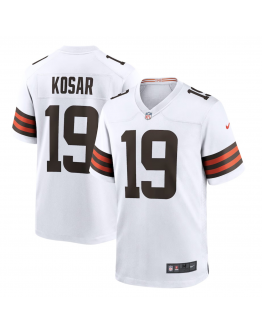 Men's Cleveland Browns Bernie Kosar Nike White Retired Player Game Jersey